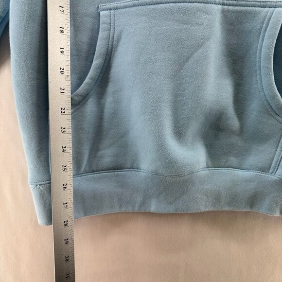 ARTFORM Hoodie Adult Sz S Spellout Embroidered Jumper Pullover Sweatshirt Blue - Picture 12 of 12